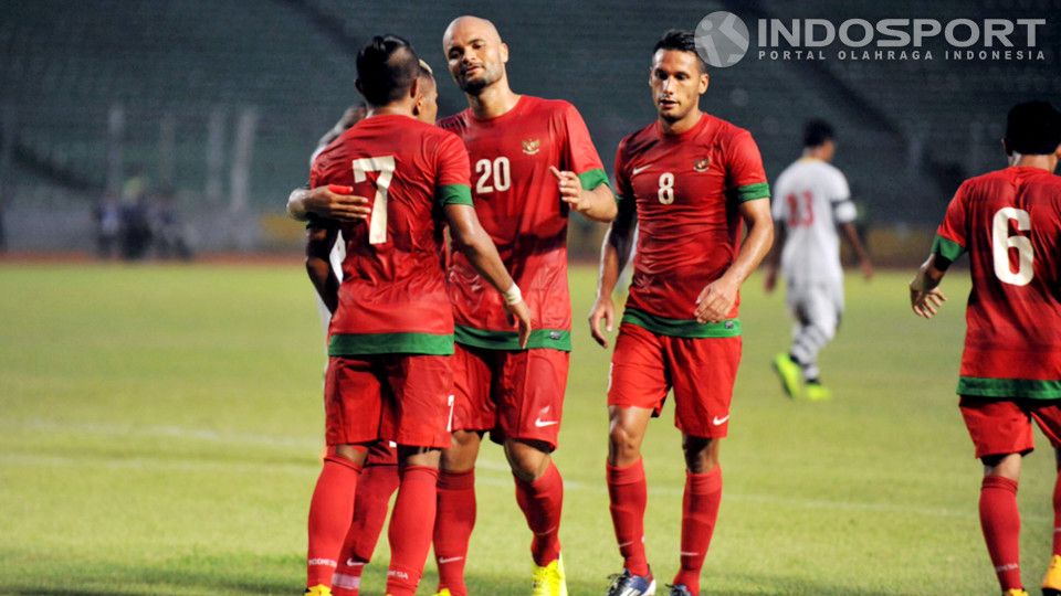 Indonesia saat mengalahkan Timor Leste. Copyright: &copy; Ratno Prasetyo/INDOSPORT